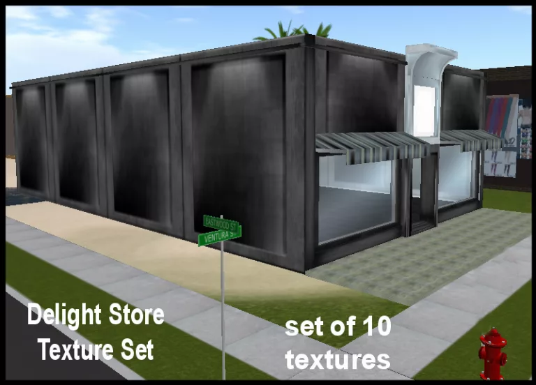 Sign Delight Store Textures 001 main texture preview