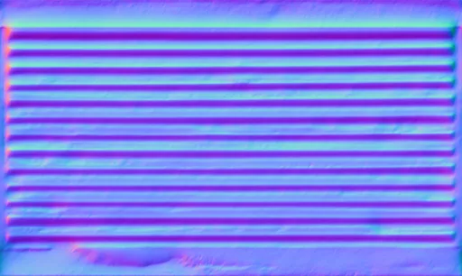 Normal Map for Grill Shiny Rusty