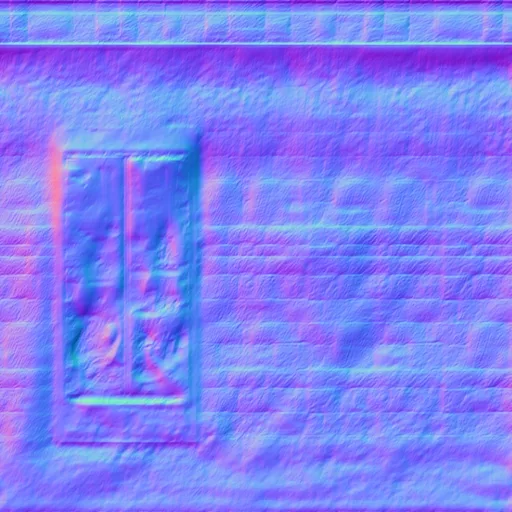 Normal Map for Dirty4 Wall Store Window3