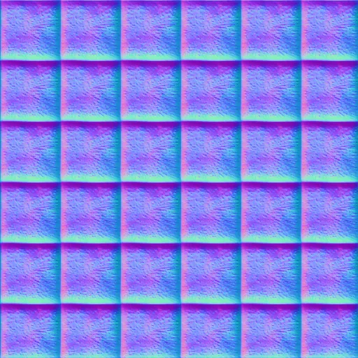Normal Map for Texture Country Glass Tile Brown By Linda Kellie