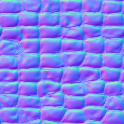 Normal Map for Alligator
