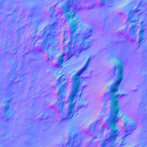 Normal Map for Bark054