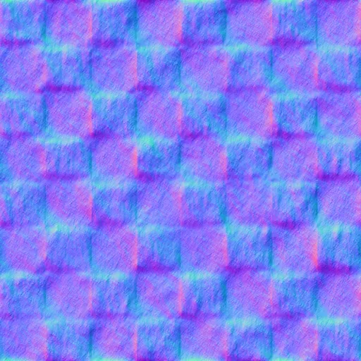 Normal Map for Green And Blue Tile Dirty
