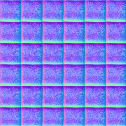 Normal Map for Texture Country Glass Tile Green By Linda Kellie