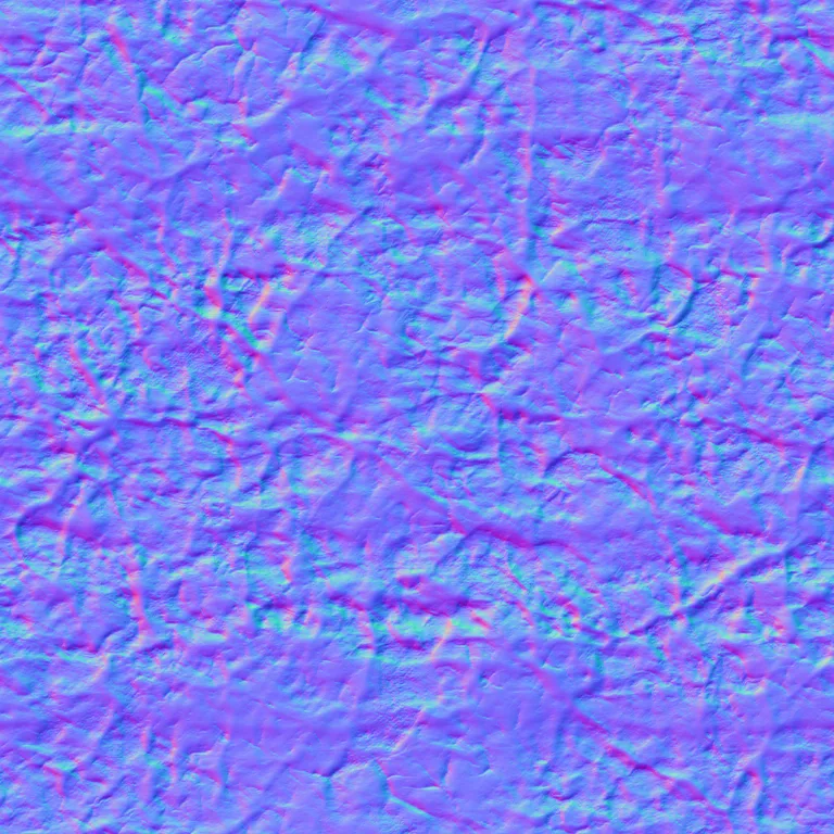 Normal Map for Rock Brown Cracks Base Torque3D Mit