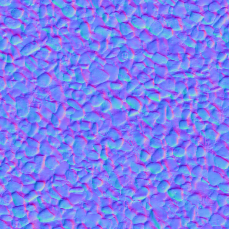 Normal Map for Ground Pebblestones3