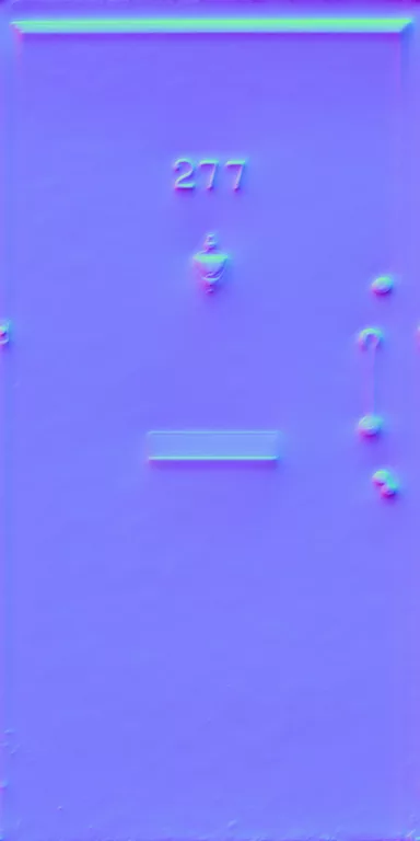Normal Map for Door Front White