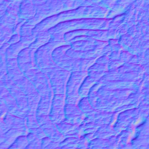 Normal Map for Bark055