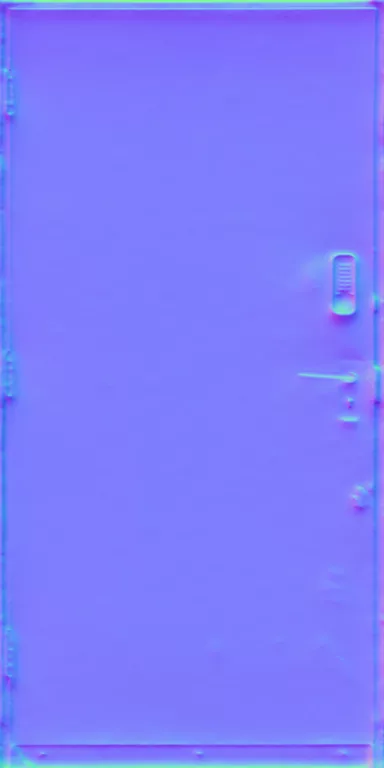 Normal Map for Door Wood Keypad