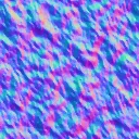 Normal Map for Hair Matted Brown