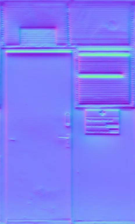 Normal Map for Door Medical Notice