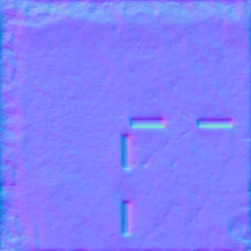 Normal Map for Urban Road Corner
