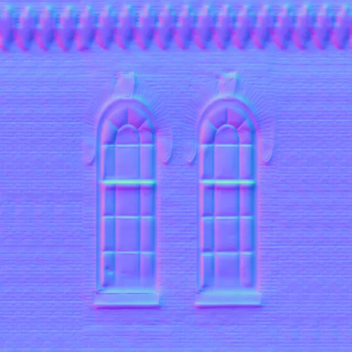 Normal Map for Brick Wall 1