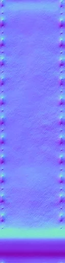 Normal Map for White Leather Strap 2A