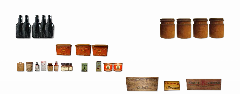 General Store Supplies Background main texture preview