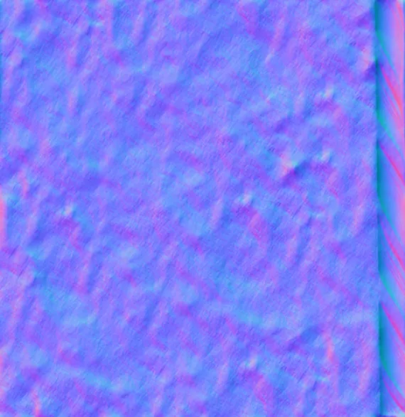 Normal Map for Jacey Gingerbread Wall 3