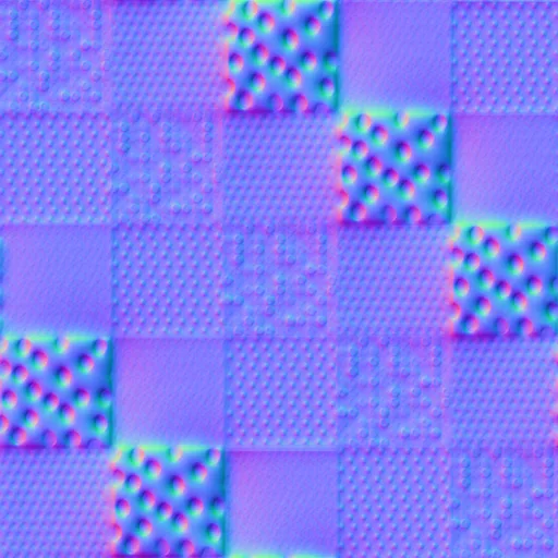Normal Map for Bt Patchwork Dots By Linda Kellie