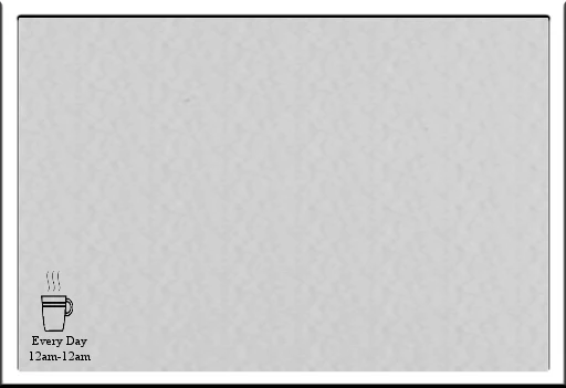 Window White Rectangle Coffee Shop main texture preview