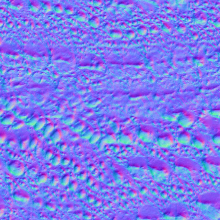 Normal Map for Croc Yellow Small