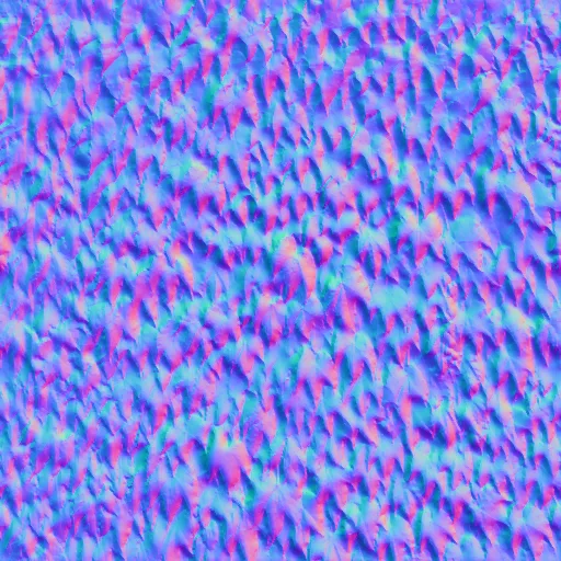 Normal Map for Ivy Leaves