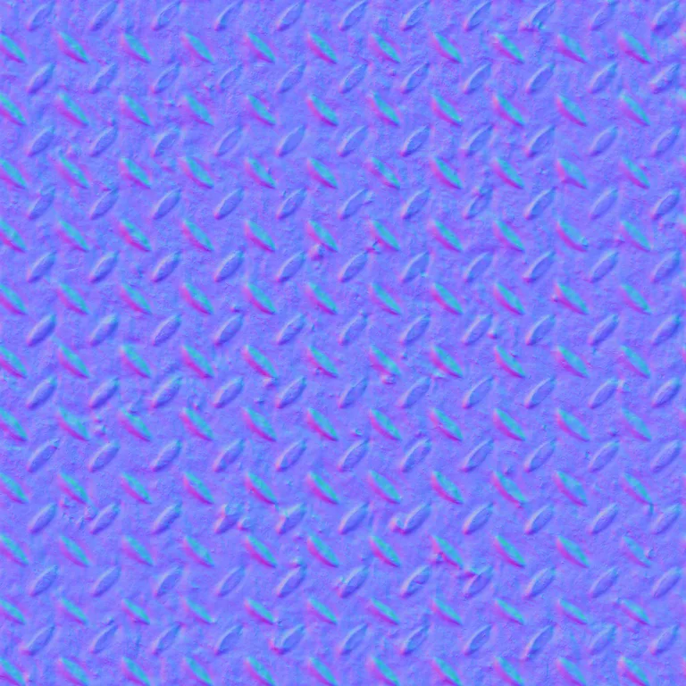 Normal Map for Metal Plate Diamond4