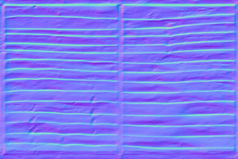 Normal Map for Fence Wood Trellis3