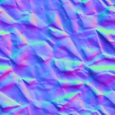 Normal Map for Silver Crystal