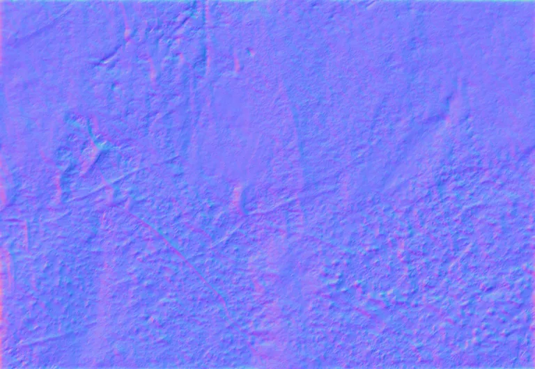 Normal Map for Metal Sheet Heavy Rust