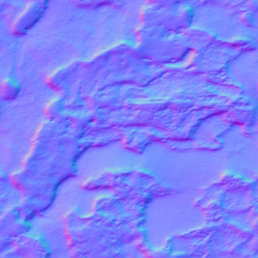 Normal Map for Bark004