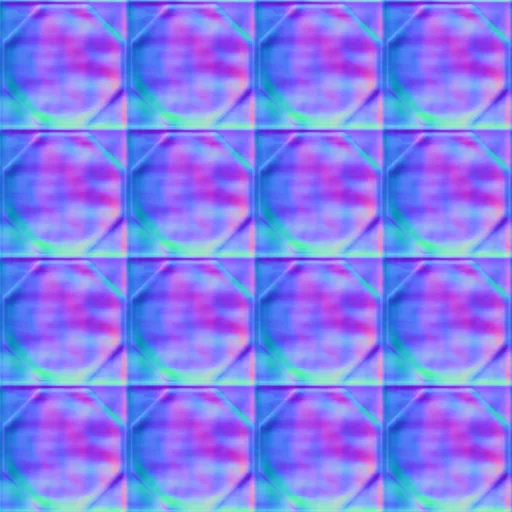 Normal Map for Bt Tile2 Purple2 By Linda Kellie