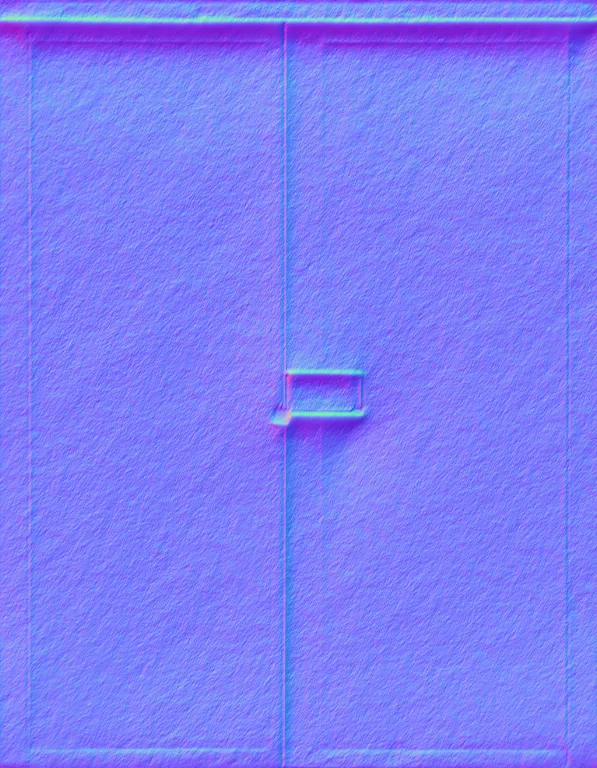 Normal Map for Doors Rough Stone