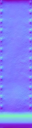 Normal Map for White Leather Strap 2A