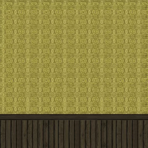 Yellow Wallpaper With Wooden Base texture preview