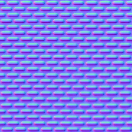 Normal Map for Metal Shutter Cutout