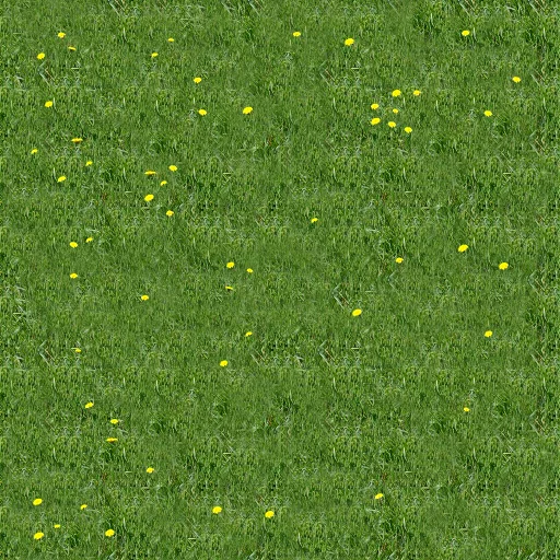 Free Real Grass Dandelions main texture preview