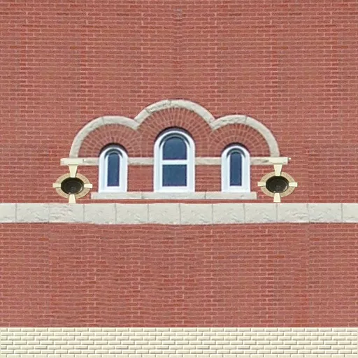 Brick City Building Wall 3 With 5 Windows main texture preview