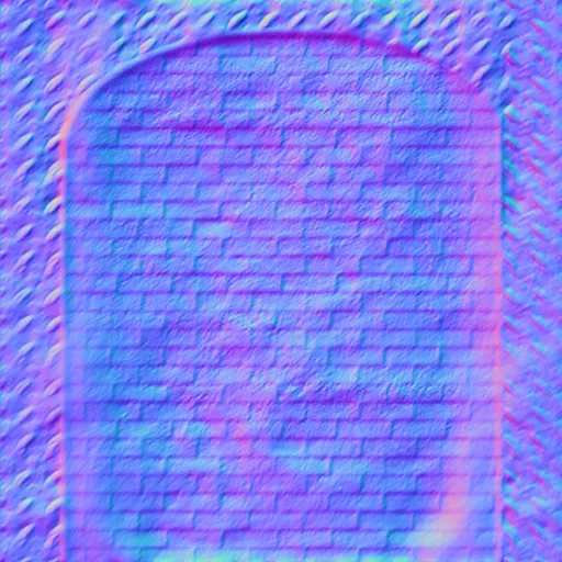 Normal Map for Grunge Bricks5