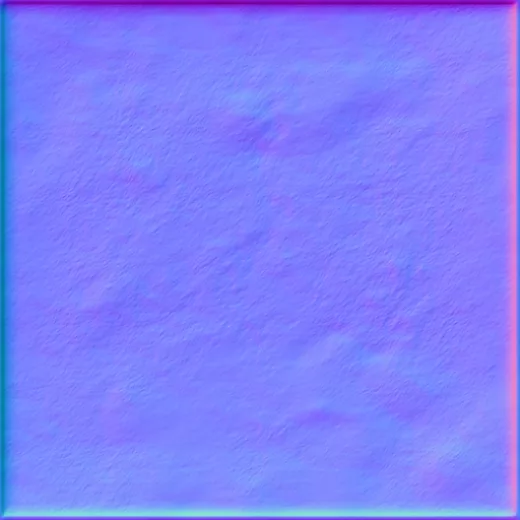 Normal Map for Gray Cement Dirty Border
