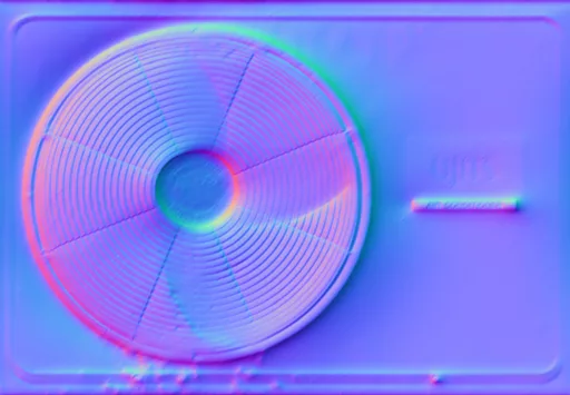 Normal Map for Vent Fan7