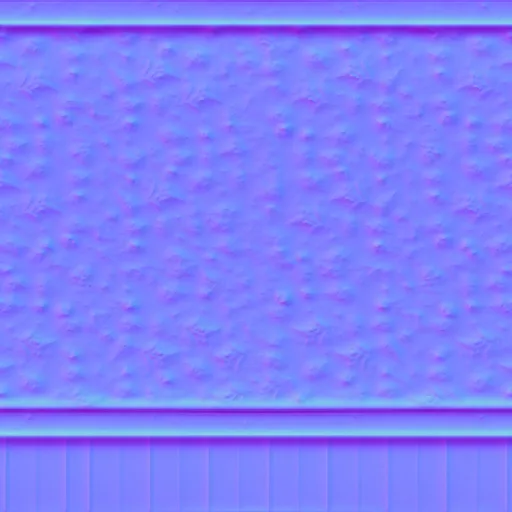 Normal Map for Cottage Inside Wall Blue Print