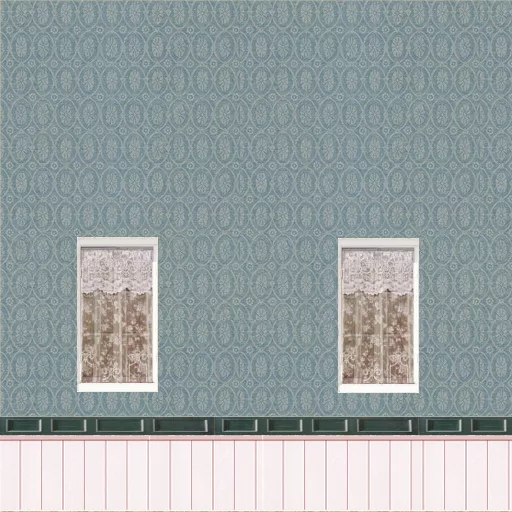 Western Dress Shop Wall 3 With 2 Windows main texture preview
