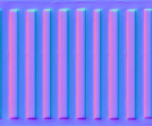 Normal Map for Brick House Railing