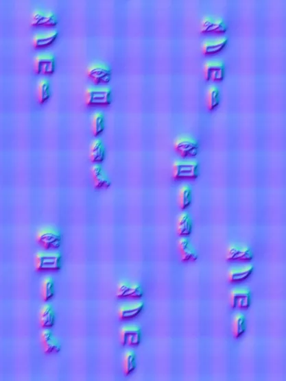 Normal Map for Egyptian Fabric Green