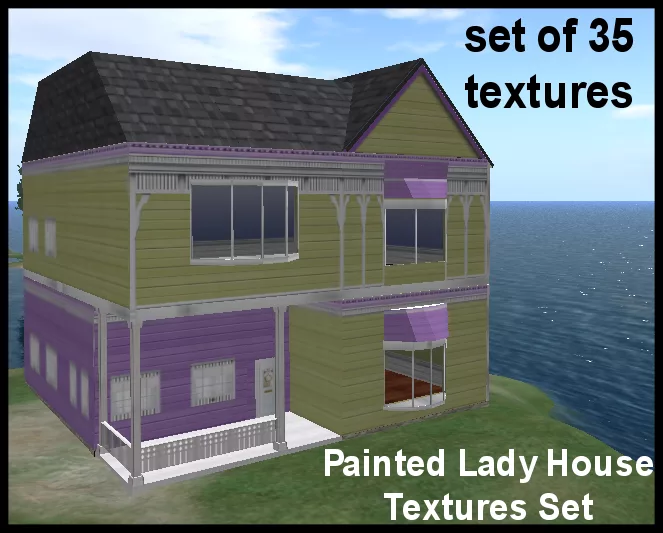 Sign Painted Lady House Textures main texture preview