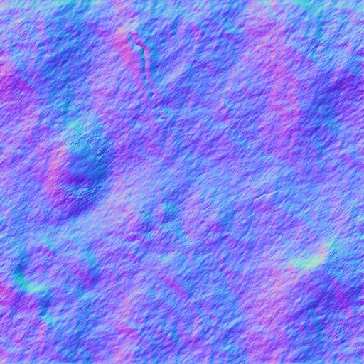 Normal Map for Cement Brown Cracks2