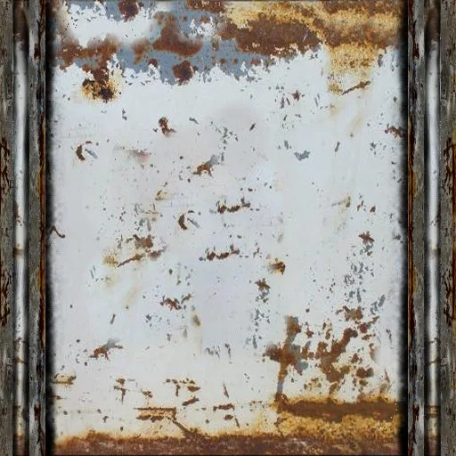 Dirty Rusted Metal Wall4 main texture preview