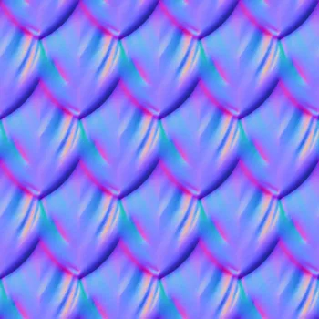 Normal Map for Dragon Scales By Patrick Hoesly
