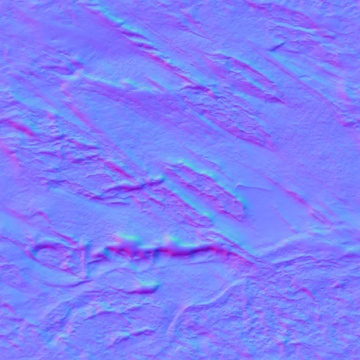 Normal Map for Bark009