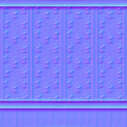 Normal Map for Cottage Inside Wall Rose And Green