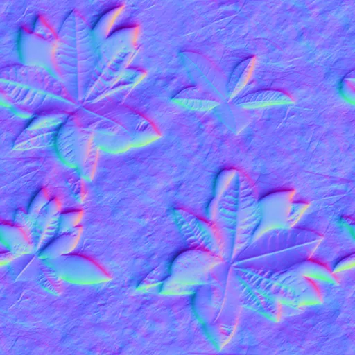 Normal Map for Crotons On Dirt